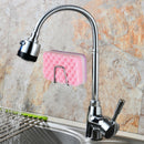 Dish Cloths Steel Rack Sponge Holder Clip Rag Storage Rack Kitchen Org NWY