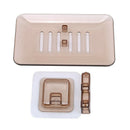 Soap Dishes Drain Holder Bathroom Organizer Wall Mounted Storage Rack Soap