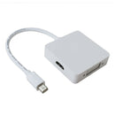 3 in 1 Mini DP Display Port to HDMI / DVI / VGA Display Port Cable Adapter