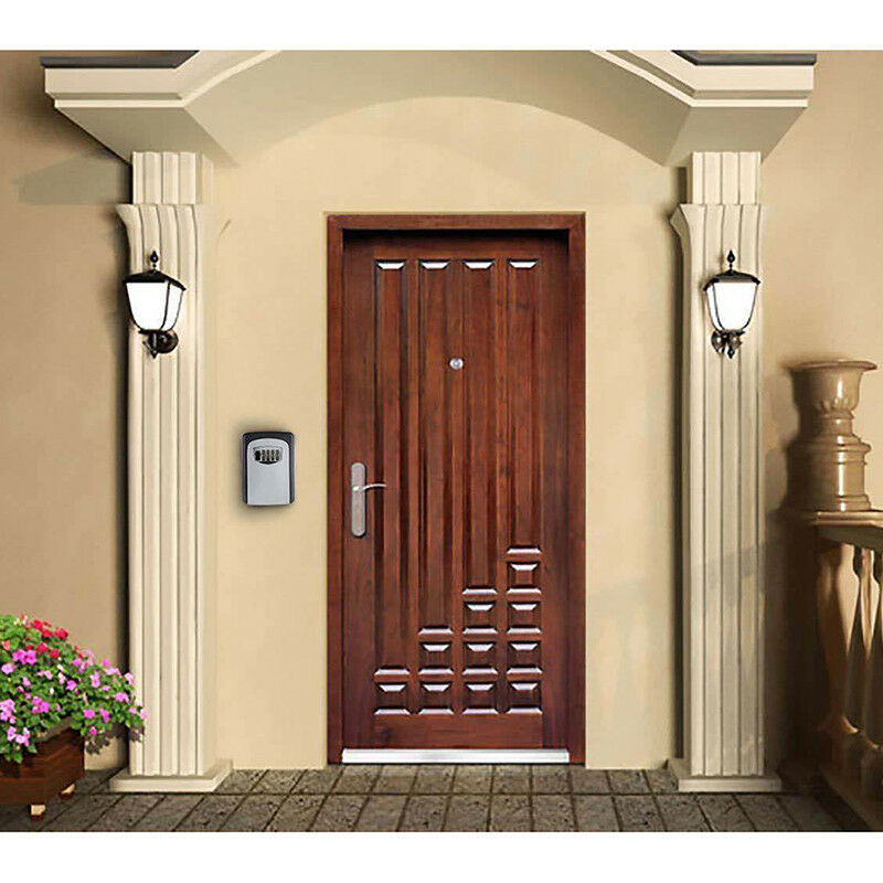 4 Digit Outdoor High Security Wall Mounted Key Safe Box Code Secure Lock-Stora3C