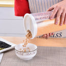 1Pc Plastic Food Storage Lattices Sealed Crisper Grains Tank Storage Kitche