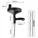 Hand-operated Drain Auger w/ Pipe For Toilet Sewer Blockage Dredge Clog Remover