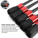 5pcs Car Cleaning Brush Set For Dashboard Crevice Fast Wheel Detailing E3U7 I7T4
