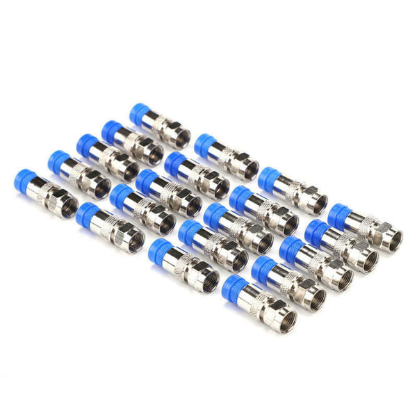 Coaxial Compression Connector Stripper Crimper Tool For RG6 RG59 Coax Cab PWC