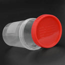 10 pieces urine cup 120 ml + screw cap urine sample cup urine cup plastic c F3O6