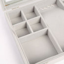 Jewelry Storage Box Necklace Earrings Ring Jewelry Box Velvet Single Layer