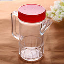 Oil Vinegar Pourer Glass Bottle Sauce Dispenser Pourer Cruet -380ML