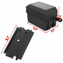 Automotive Car Fuse Relay Holder 12-Slot Relay Box 6 Relays ATC/ATO Fuses w/pins