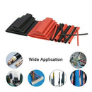 428 Pcs Black Waterproof Heat Shrink Tubing Set In 10 Assortment, Halogen F