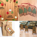 Valentine's Day Gift Pendant 100p 4 cm x 9 cm kraft labels tags geschenkanh