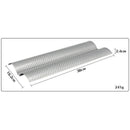 Food Grade Carbon Steel 2 Groove Wave French Bread Baking Tray For Baguette C8F7