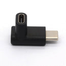 90 Degree Type C Adapter, USB C Male to Female Adapter Upward and Downward  E1R2