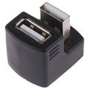 90 degree 180 degree USB 2.0 A male to female m/f converter adapter connector Gw