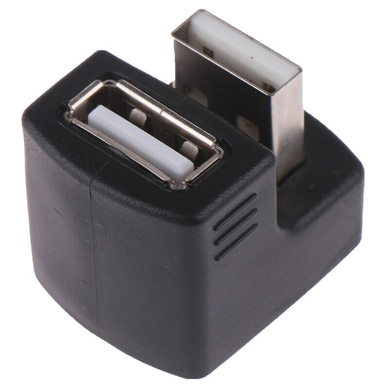 90 degree 180 degree USB 2.0 A male to female m/f converter adapter connector Gw
