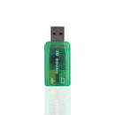 USB Audio Adapter, External Adapter Sound Card with Speaker Headphone and M X2P3