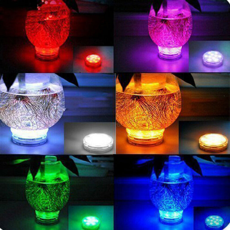 2018 LED Multi Color RGB Submersible Waterproof D 'Remote Control Light Bulb