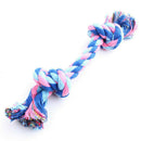 1X Pet Puppy Dog Cotton Knot Braided Teeth Clean Chew Toys Rope Random Cute