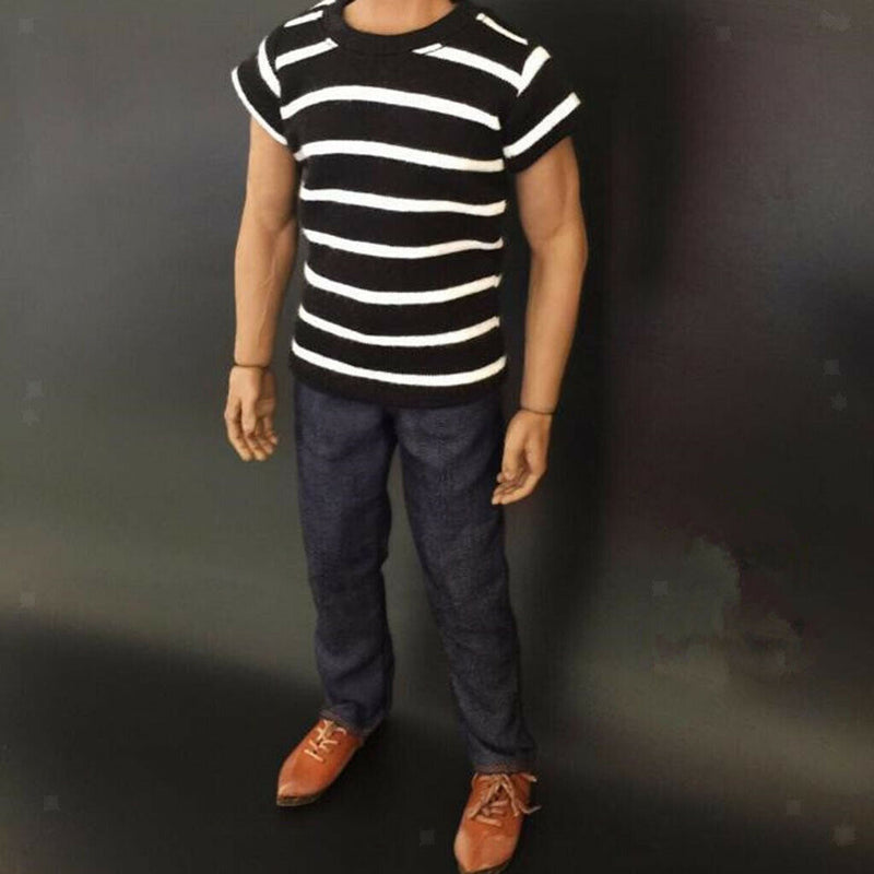 1:6 Mens Body Accs Short Sleeve T-Shirts for 12'' HT DML BBI Action Figures