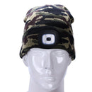 Unisex Autumn Winter Led Lighted Cap Warm Beanies Outdoor Fishing Running B M9G3