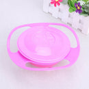 Baby Kids Feeding Dish Gyro Bowl Universal 360 Rotate Spill-Proof Bowl Plate