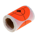 100pcs/roll 3'' Self adhesive Orange Target Stickers for Shooting Hunting
