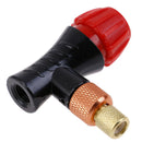 Bike Tyre Inflator Head Mini Hand Pump Head Bicycle For CO2 Air Bottle Blac OZ