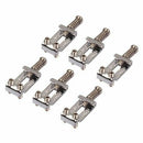 For E-Guitar Chrome Plated Metal Roller Saddle Guitar Bridge String Saddles