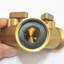 3/4 Inch Brass Garden Irrigation 2 Way Adapter Splitter Pipe Connector. Q9S O5U9