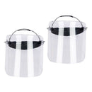 2pcs Safety Welding Grinding Logging Full Face Shield Helmet Anti-Splash