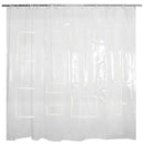 Waterproof Peva Curtain For Bathroom Shower Plastic Transparent White Clear