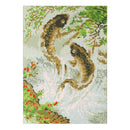 Fishs 5D Round Diamond DIY Painting Embroidery Craft Kit Home Decor Gifts