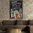 Cactus Round Diamond Painting Embroidery DIY Needlework Cross Stitch Set
