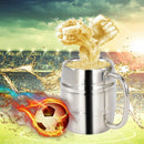 410Ml Stainless Steel Beer Cup Mugs Outdoor Camping Western Tea Coffee Cup