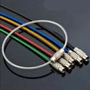 Stainless Steel Wire Keychain Cable Key Ring Chain Colored Outdoor Hiking