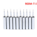 10x 900M-T-I Soldering Tips Sharp Soldering Replacement Solder Iron Head Tool ME