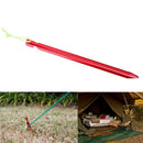 Tent Ground Pegs with Rope Stake Equipment Tool for Outdoor Camping Hiking