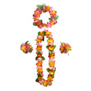 24PCS Artificial Garland Handmade Hawaiian Wreath Headband Wedding Party