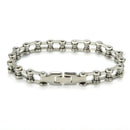 Women Men's Jewellery Stainless Steel Bracelet Bike Bicycle Chain Shape OZ
