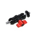 Multi-functional Ballhead Clamp With Bottom Clip Double Ball Adapter Monitor Arm