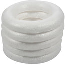 Craftmill Half Rounded foam Rings / Wreaths 25cm - Box of (5)