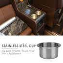 For Car Auto Marine Boat Yacht Truck RV Camper Stainless Steel Cup Drink Holder