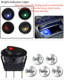20PCS 4 Colors ROCKER SWITCH Toggle 12V Led Light Car Auto Boat Round ON/OFF