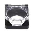 Black 22mm clear plastic push button switch guard protector.AU