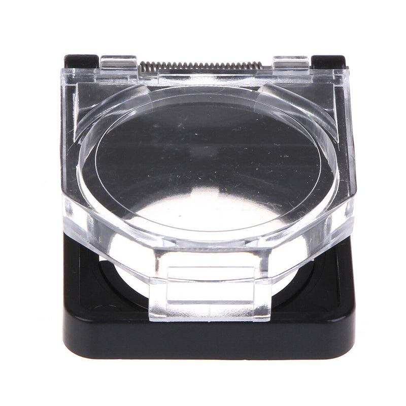 Black 22mm clear plastic push button switch guard protector.AU