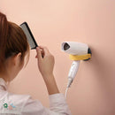 Bathroom Hair Dryer Rack Toilet Self-adhesive Wall Mounted Hairdryer Holder