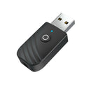 Bluetooth V5.0 Audio Transmitter Receiver USB Adapter for TV PC Car AUX Speaker@