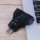 USB Port PC Universal Dual Channels Analog 7.1CH Sound Card Audio Adapter