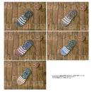 5 Pair Spring Summer Boat Socks Short Cotton Striped Male Ankle Socks Low C