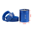 2Pcs Auto Turbocharger Dual Fan Gas Fuel Saver 2.5-2.9inch Easy installation