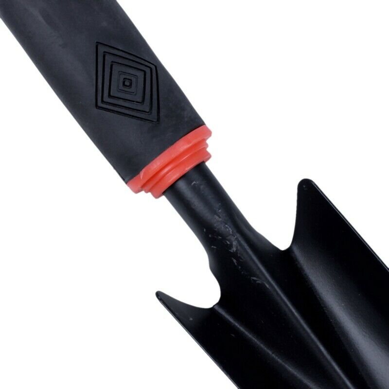 Black Rubber Handle Stainless Steel Hand Garden Trowel Shovel 12.5"